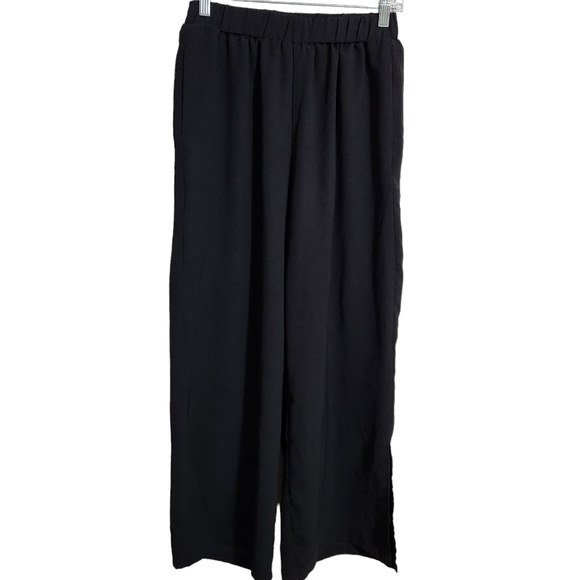 Shein Black Pants Wide Leg, sz S - Picture 1 of 7